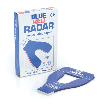 Radar  Articulating Paper Horseshoe Blue/Red 