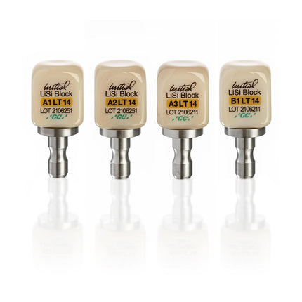 GC Initial LiSi Block CEREC, Size 14, A2  LT 