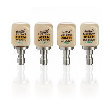 GC Initial LiSi Block CEREC, Size 14, B1  LT 