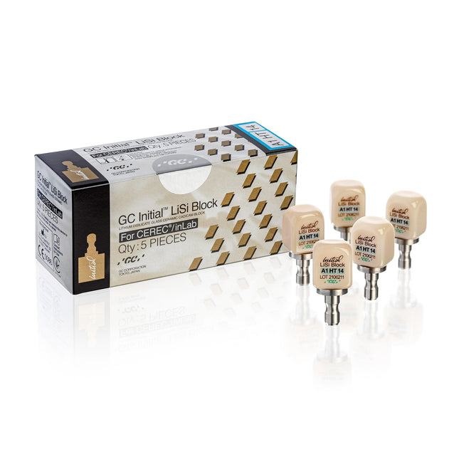GC Initial LiSi Block CEREC, Size 14, A3.5 LT 