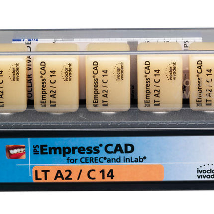 IPS Empress CAD CEREC Size C14 LT A2 
