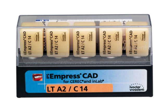 IPS Empress CAD CEREC Size C14 LT A2 
