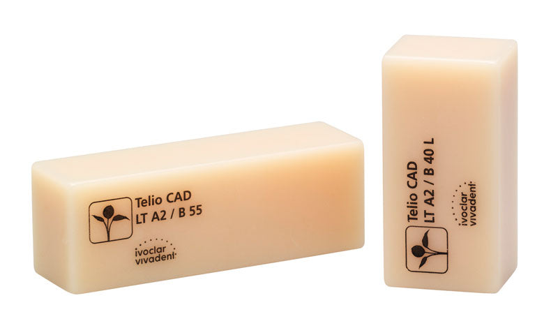 Telio CAD CEREC/inLab Size B40L (Translucency: LT) BL3 
