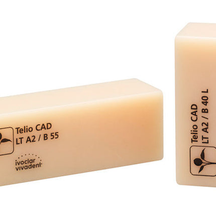 Telio CAD CEREC/inLab Size B40L (Translucency: LT) A2 