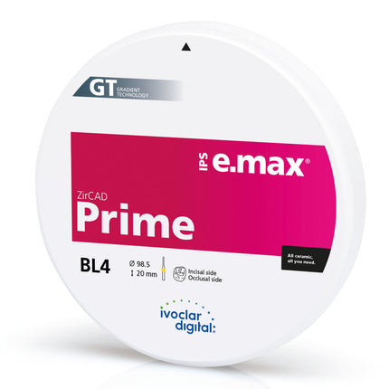 IPS e.max ZirCAD Prime BL4 98.5-20/1 