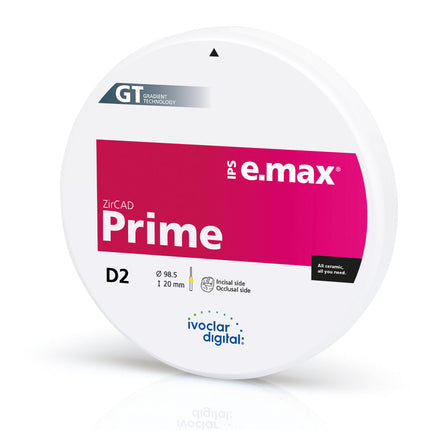 IPS e.max ZirCAD Prime D2 98.5-20/1 
