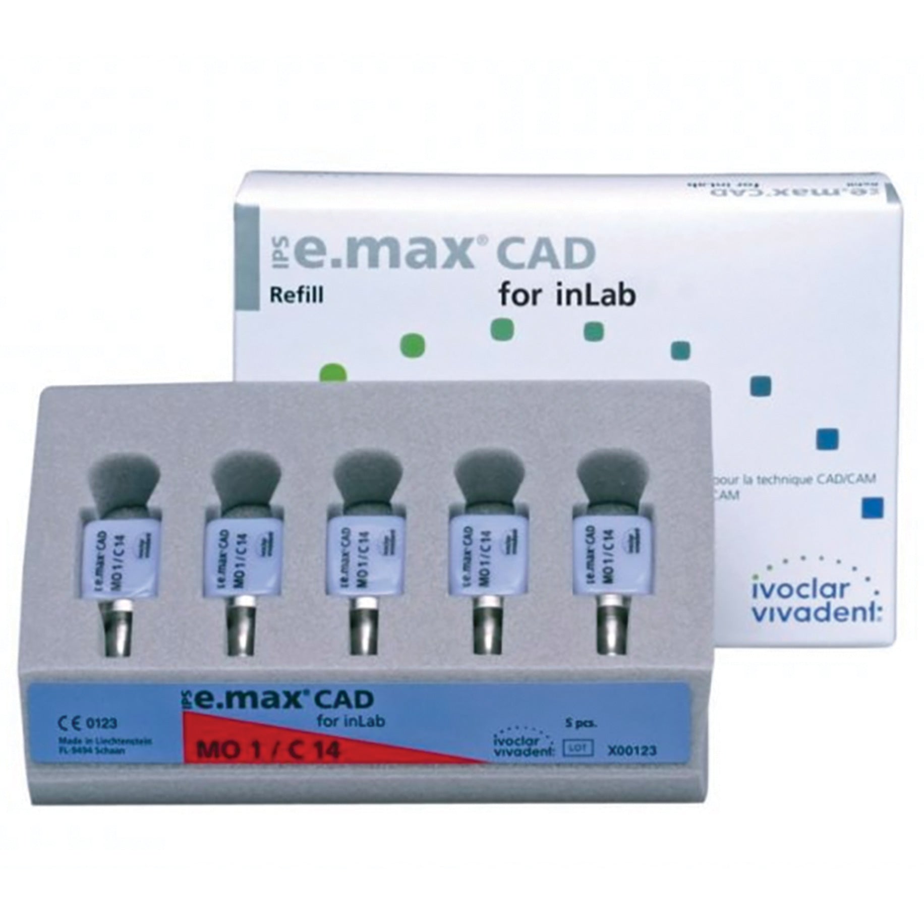 IPS e.max CAD for inLab Size C14 MO 3 