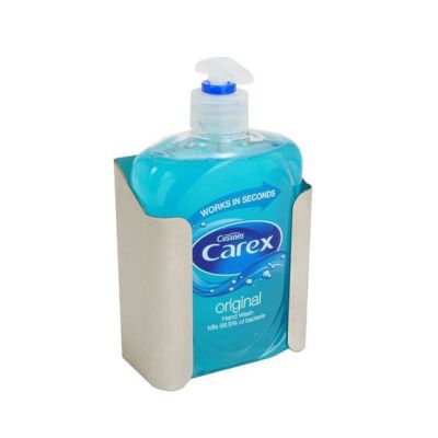 Synergise Carex 500ml Liquid Soap Bottle Holder in Brushed
