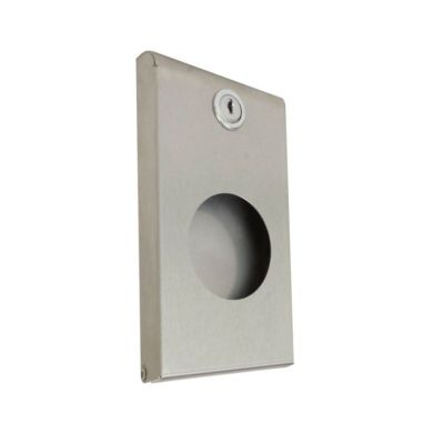 Synergise Lockable Sanitary Bag Dispenser in Brushed