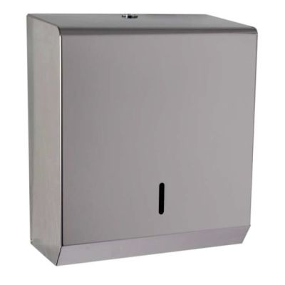 Synergise C-Fold or Multifold Hand Towel Dispenser Polished Steel