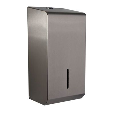 Synergise Multiflat Toilet Tissue Dispenser in Brushed