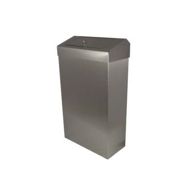 Synergise 30 Litre Slimline Sanitary Bin in Brushed
