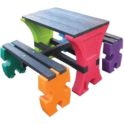 Junior Jigsaw Table and Bench