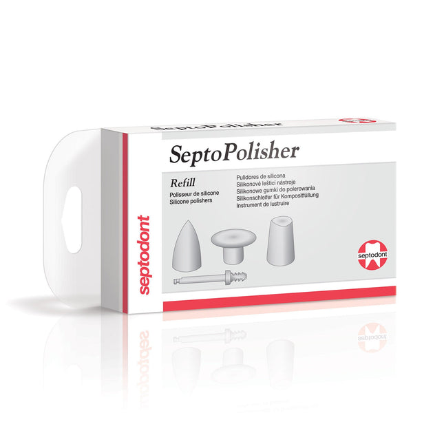 SeptoPolisher Refill: 8 Disc-shaped + 1 mandrel 