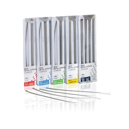 Metal Strips Refills Red Mesh No. 200  (140 micron Rough Preparation) Assorted Width 