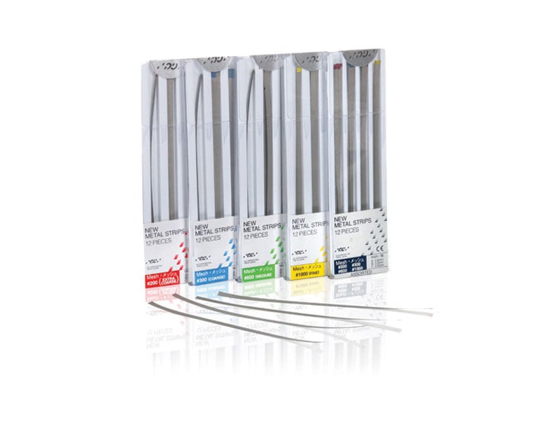 Metal Strips Refills No. 1000 - Fine - Yellow - Polishing (50 micron) 