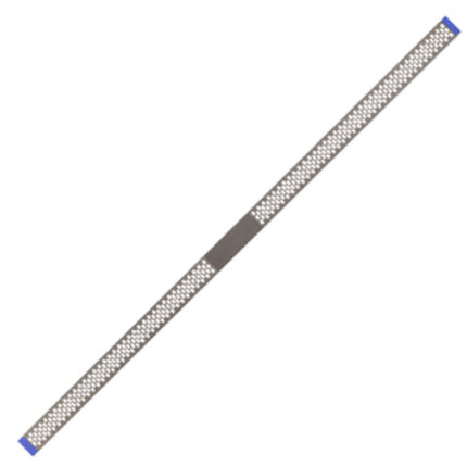 Flex-View Strips Wide 3.75mm Medium Grit Blue S/Sided 