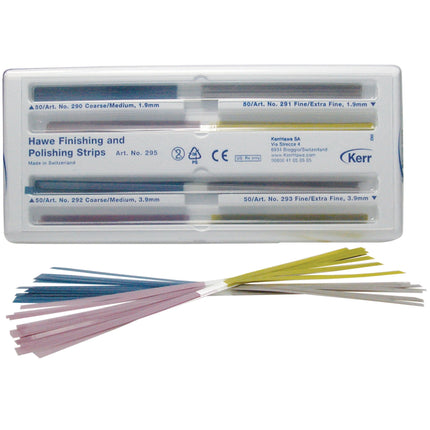Hawe Finishing and Polishing Strips Refills 1.9mm Coarse/Medium (White/Blue) 