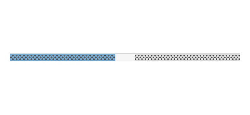 Hawe Finishing and Polishing Strips Refills 3.9mm Coarse/Medium (White/Blue) 