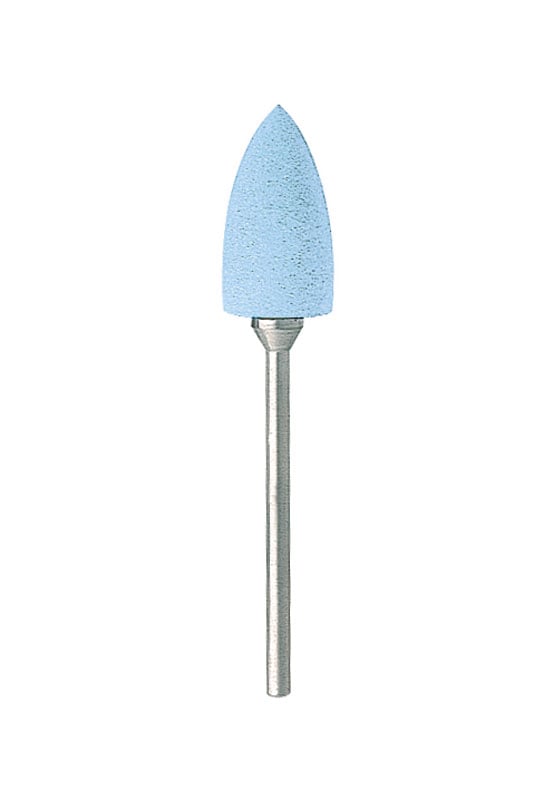 Acrylic Polisher Point Silicone Smoother â€“ Light Blue â€“ Medium 