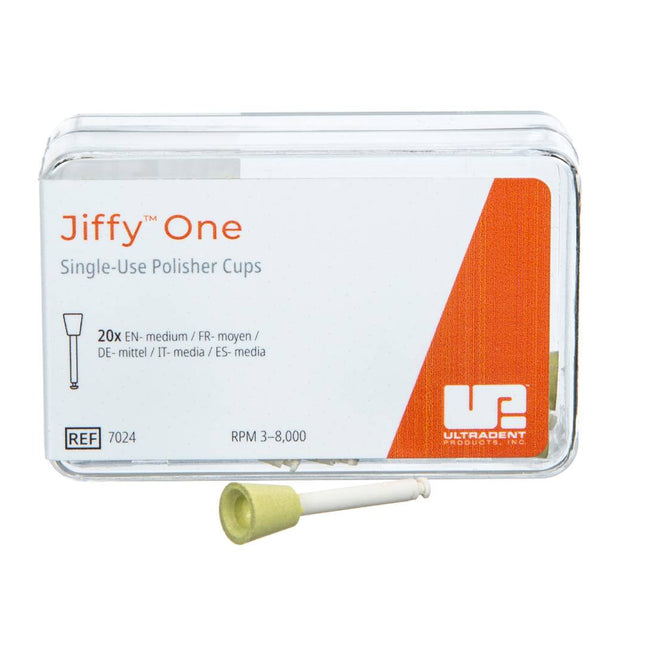 Jiffy One Single Use Polishers Medium Cup 