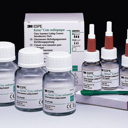 Ketac Cem Radiopaque Glass Ionomer Luting Cement Triple Pack 