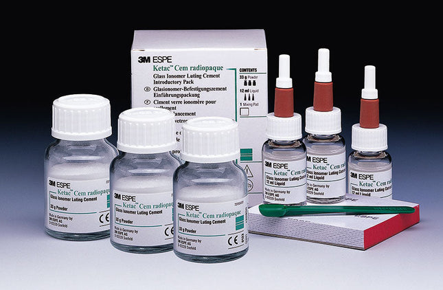 Ketac Cem Radiopaque Glass Ionomer Luting Cement Triple Pack 