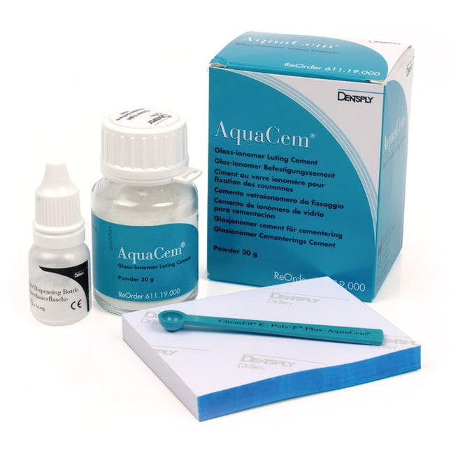 AquaCem Glass Ionomer Luting Cement Kit 