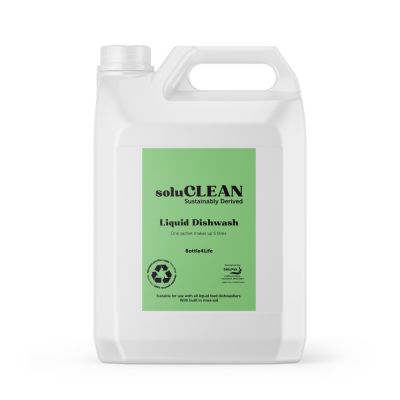 Printed 5 Litre Bottle4Life for SoluCLEAN Liquid Dishwash Sachets