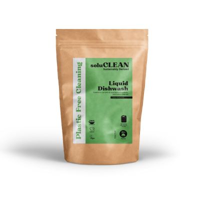 SoluCLEAN Zero Waste Liquid Dishwash 10 Sachets = 50 Litres