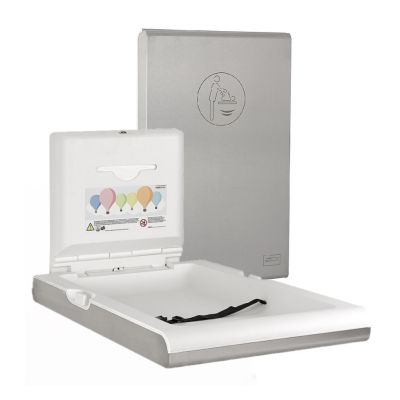 BabyMedi Stainless Steel Vertical Baby Changing Station