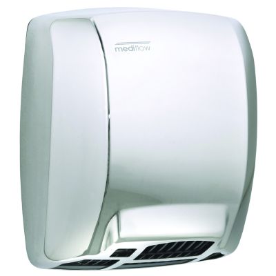 Mediclinics MediflowÂ® Hand Dryer Thermostatic Control M02AC in Bright