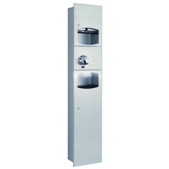 Paper Towel Dispenser, Saniflow Hand Dryer and Waste Bin
