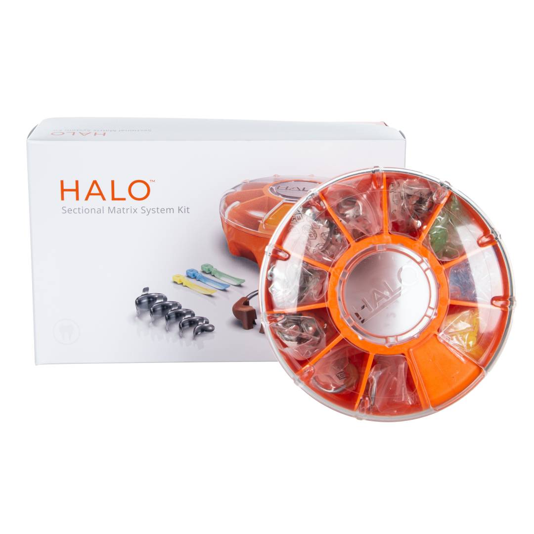 Halo Sectional Matrix Kit Firm Stainless Steel Bands No Instruments 