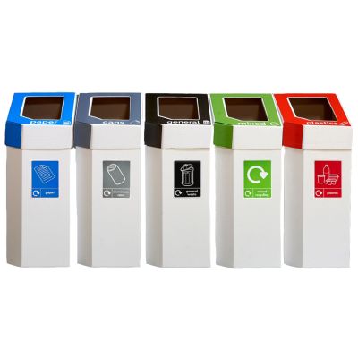 Trojan 60L MyBin Cardboard Recycling Bins (Pack of 5)