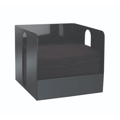 Plastic Bar Napkin Holder in Black