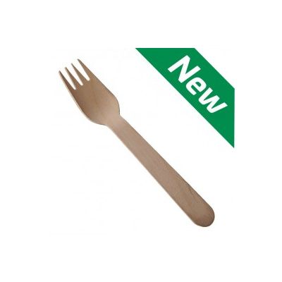 Disposable Wooden Forks (Case of 2000)