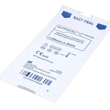 Surgicel Haemostatic Gauze 1.2cm x 5cm - Pack 12 