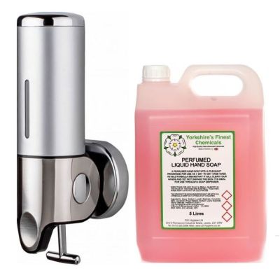 C21 Nova Soap Dispenser & 5L Liquid Soap Bundle
