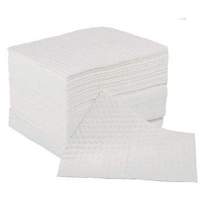 Single Weight Oil & Fuel Pads x 40 in Clip-close Bag