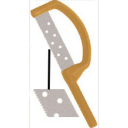 SpaceFile Serrated Contact Point Saw Pk 8 (40035-CS) 