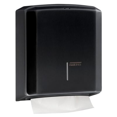 Mediclinics Paper Towel Dispenser- Black