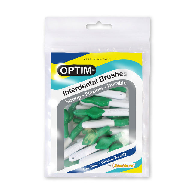 OPTIM Interdental Brush Bulk Packs Medium Green 
