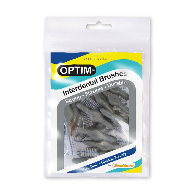 OPTIM Interdental Brush Bulk Packs XL Grey 