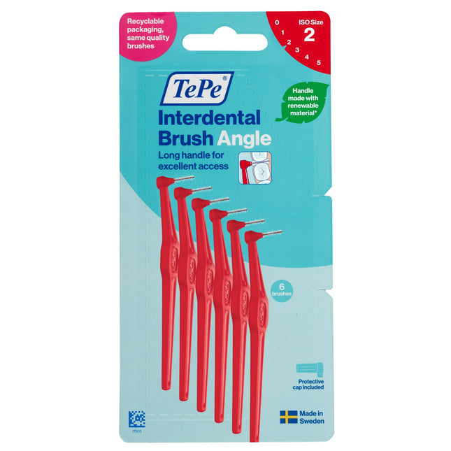 TePe Angle Interdental Brush XXFine Red 0.5mm 