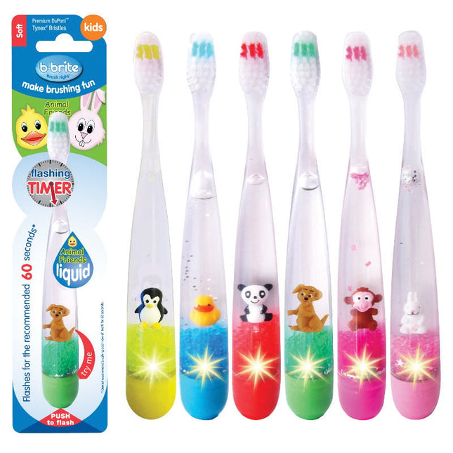 BBrite Animal Friends Flashing Liquid Toothbrush 