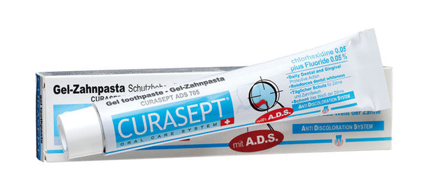 Curasept ADS 705 Gel Toothpaste (0.05% Chlorhexidine) 