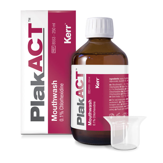 PlakACT Mouthwash 0.1% Chlorhexidine 