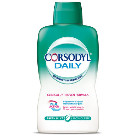 Corsodyl Daily Rinse Alcohol Free Fresh Mint 