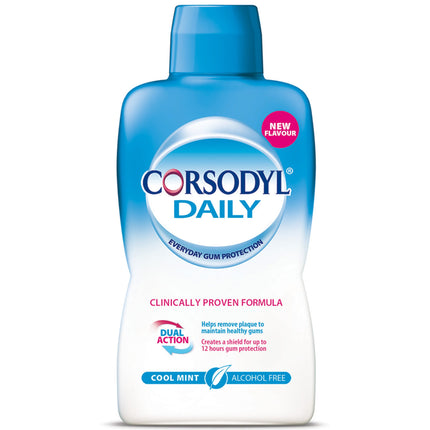 Corsodyl Daily Rinse Alcohol Free Cool Mint 
